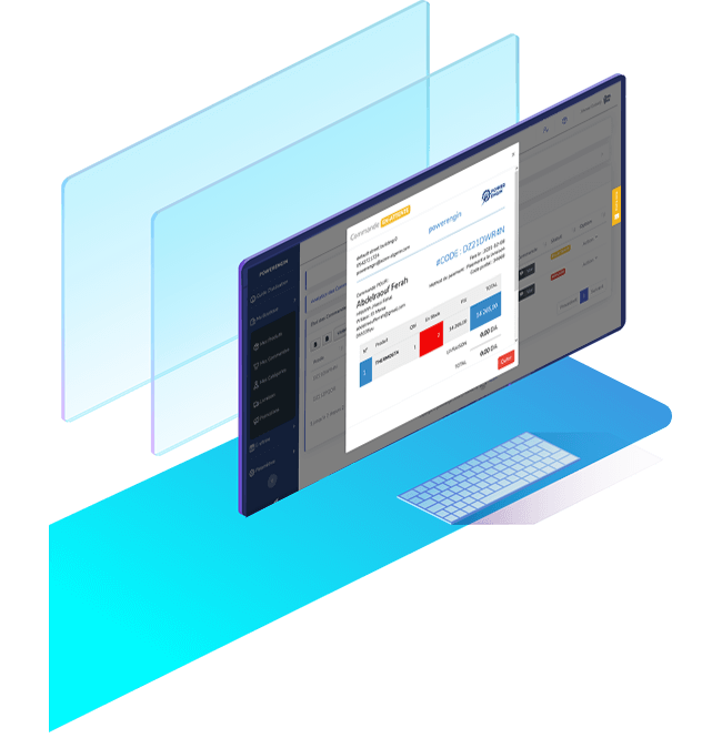 Une animation qui montre comment Gérez les ventes sur son site ecommerce